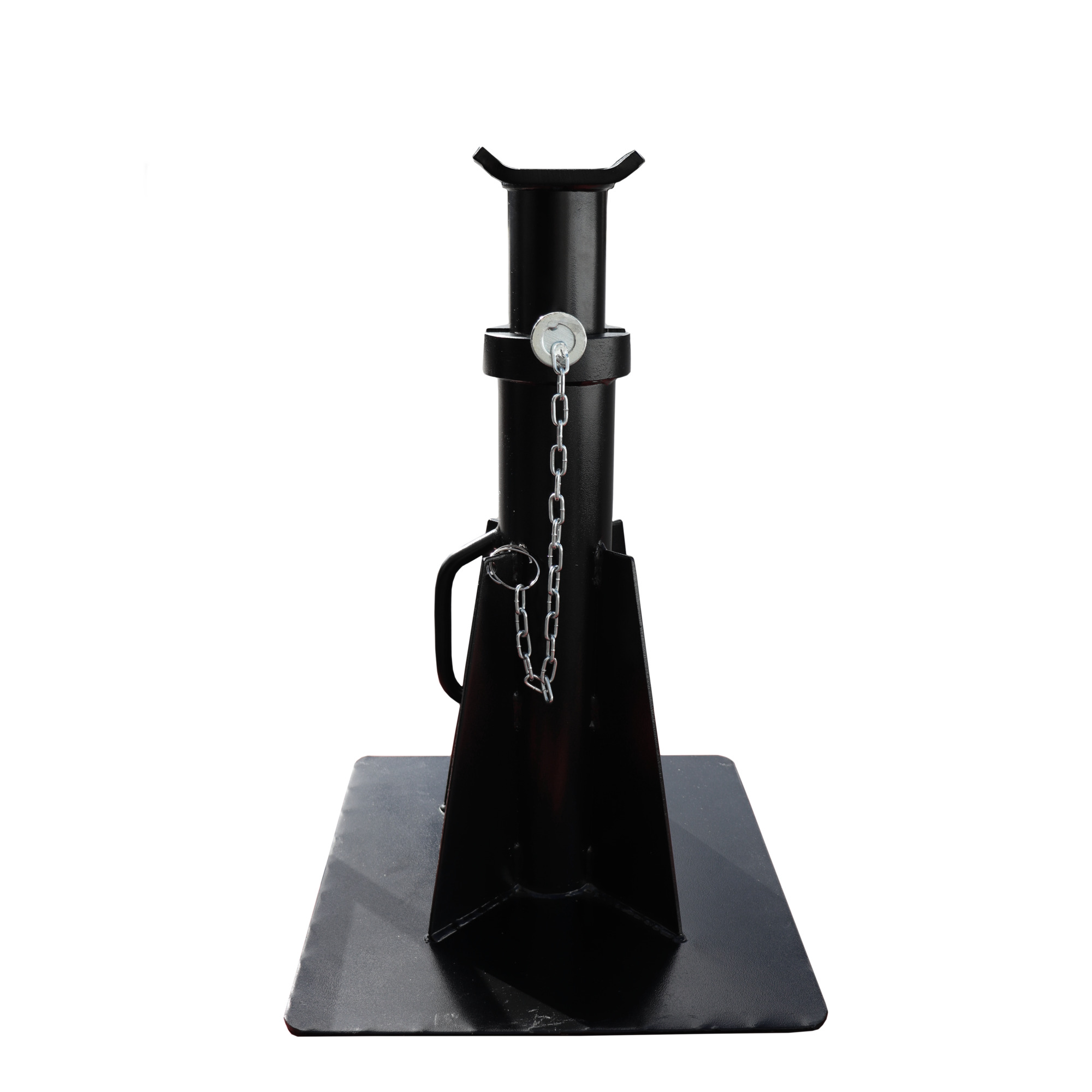 AME 25-Ton Pin Style Jack Stand – Wide Base, Pin Adjustment, Ideal for OTR Equipment, Model 14420